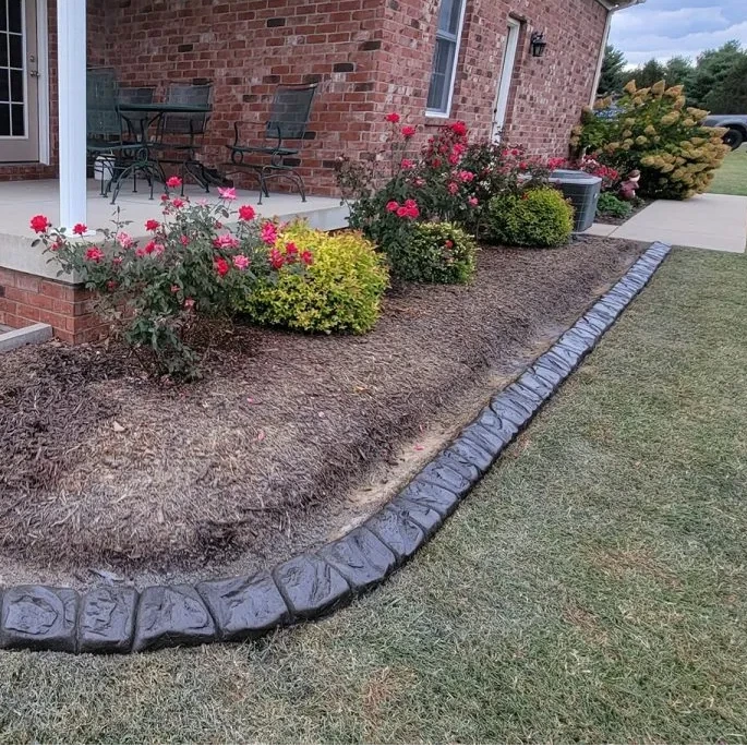 Sealed and protected curbing finish